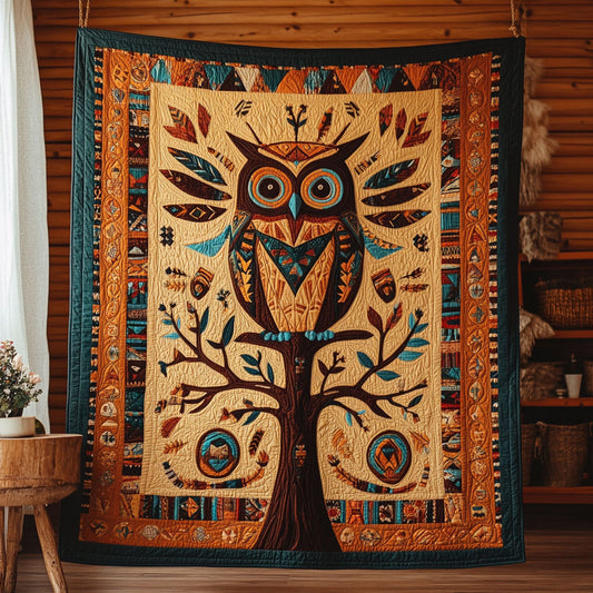 Tribal Owl CW1606046CL Quilt