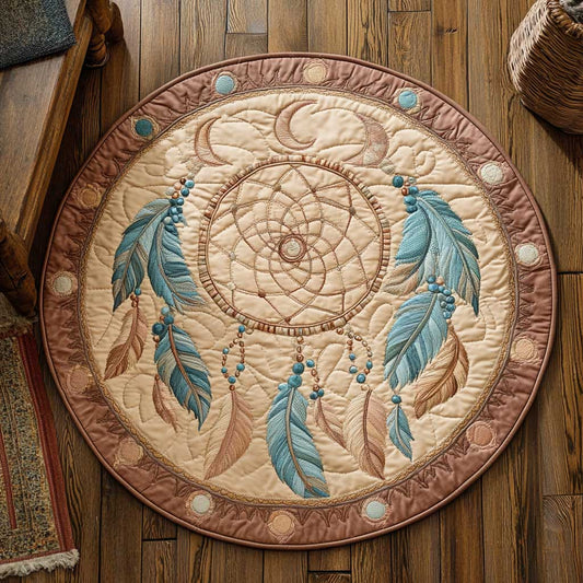 Wind Chimes CQ1005007CL Quilted Round Mat