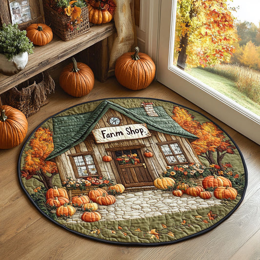 The Farm Shop WY1908011CL Quilted Round Mat
