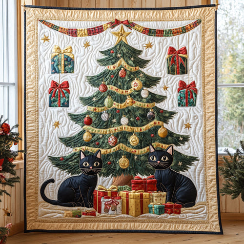 Holiday Cat CP0811034CL Quilt