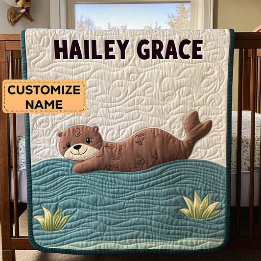 Paddle & Dream CP2807087CL Personalized Baby Quilt