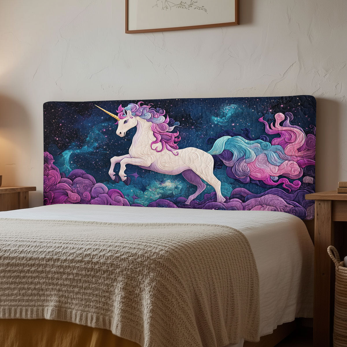 Dreamweaver Unicorn CP1512015CL Quilted Headboard Slipcover