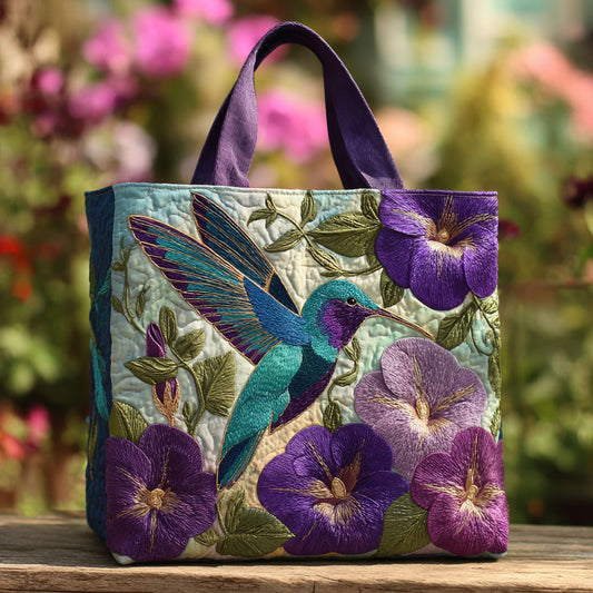 Flying Flower Spirit CW0210012CL Quilted Tote Bag