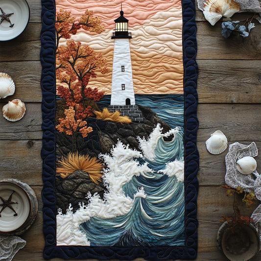 Coastal Guardian WY2804025CL Quilted Table Runner