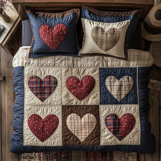 Valentine Patchwork WP3112025CL Duvet Cover Set