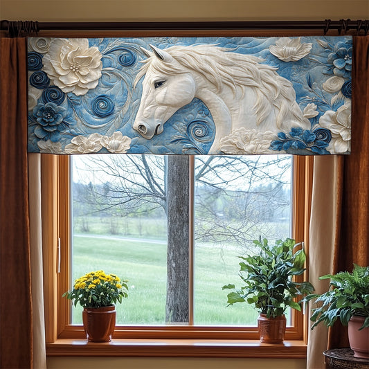 White Horse WX0905047CL Quilted Valance