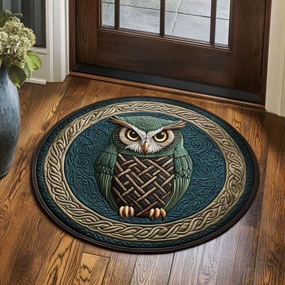 Ancient Owl CP1311038CL Quilted Round Mat