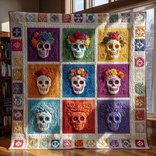 Scarlet Skull Charm CW0908024CL Quilt