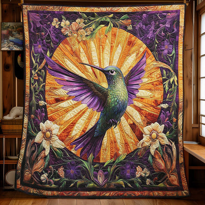 Mystic Hummingbird In Sun WY0602167CL Quilt