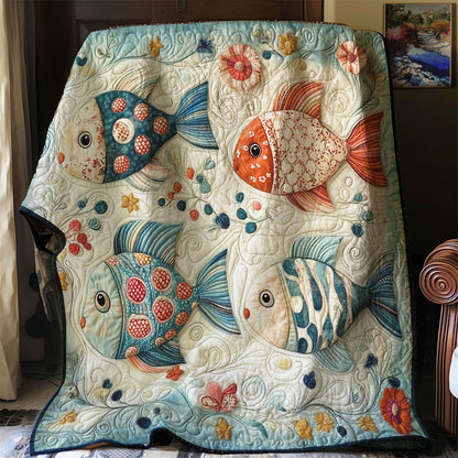 Fish Tale Bliss WJ0601002CL Quilt