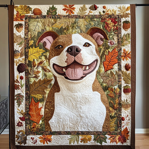 Happy Pitbull WU1710001CL Quilt