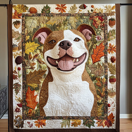 Happy Pitbull WU1710001CL Quilt