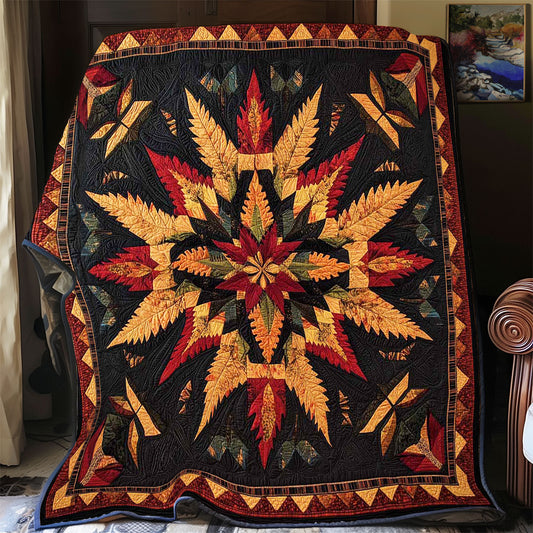 Autumn Maple Star WP1002005CL Quilt