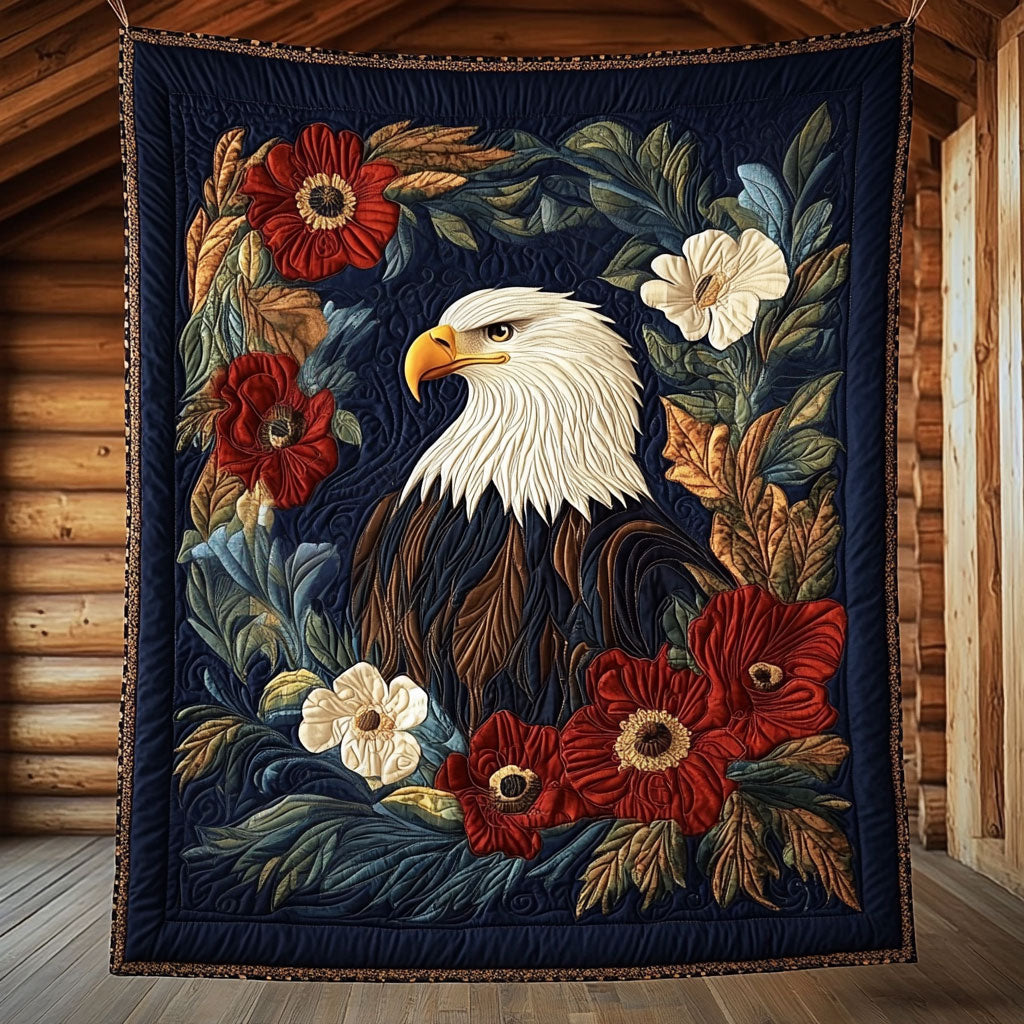 Floral Regal Eagle DH1609011CL Quilt