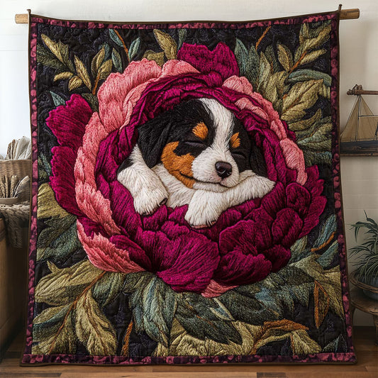 Blooming Dog Nap WN2104008CL Quilt
