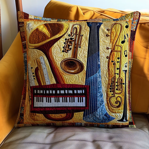 Musical Instrument WJ0411035CL Quilt Pillow Case