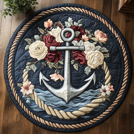 Unique Icon CQ1005022CL Quilted Round Mat