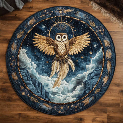 Owl Magic WN2404018CL Quilted Round Mat