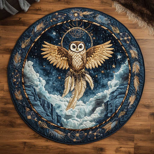 Owl Magic WN2404018CL Quilted Round Mat