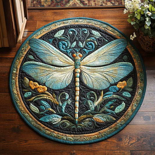 Flutter Wings CM3005034CL Quilted Round Mat