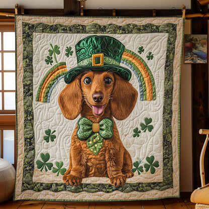 Leprechaun Dachshund WN2712014CL Quilt