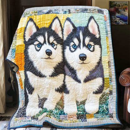 Lovable Husky WP3012017CL Quilt