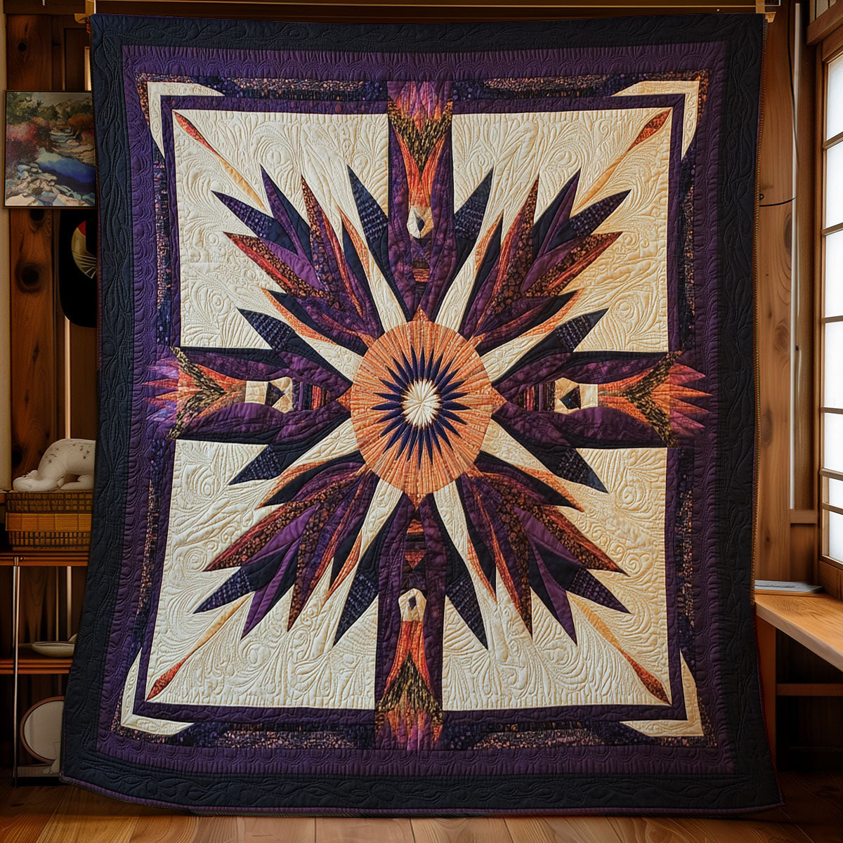 Royal Petals In Bloom WX0407064CL Quilt