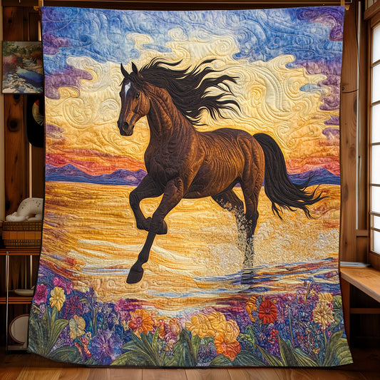 Sunset Gallop Splendor WP2003056CL Quilt