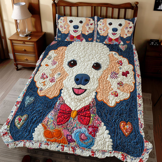 Poodle Lovely WX0412087CL Duvet Cover Set