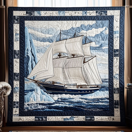 Winter Sailboat WN0809131CL Quilt