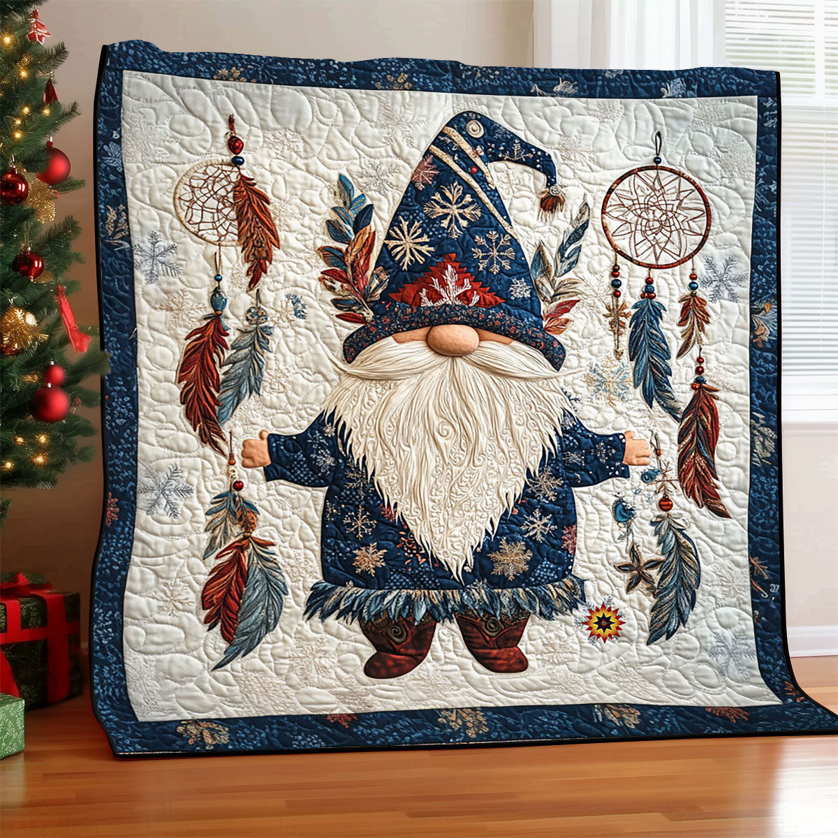 Christmas Gnome WJ2012009CL Quilt