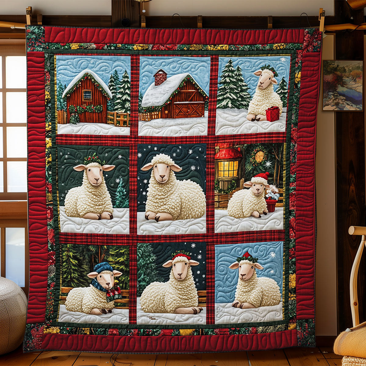 Rustic Christmas CP1711041CL Quilt