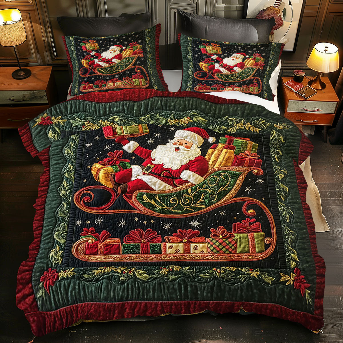 Christmas Santa Clause WJ0312043CL Duvet Cover Set