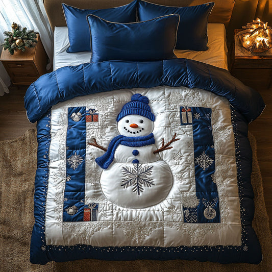 Classic White Snowman WN0309018CL Duvet Cover Set