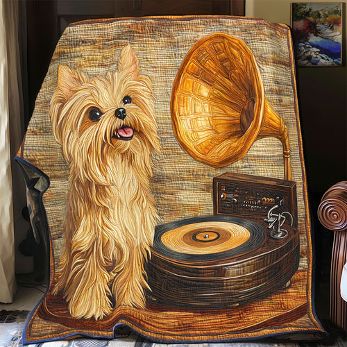 Yorkshire Terrier Record Player WY0801082CL Quilt