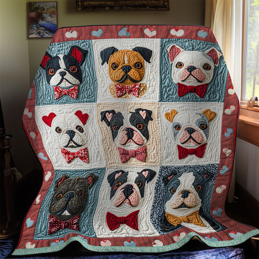 Cozy Bulldog  WX2112008CL Quilt