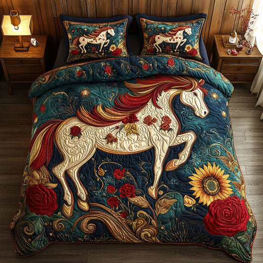 Blooming Horse CW0107008CL Duvet Cover Set