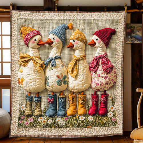 Four Little Geese WJ2503011CL Quilt