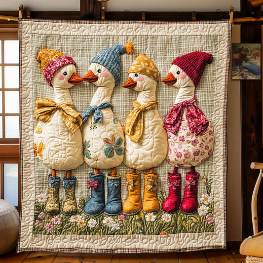 Four Little Geese WJ2503011CL Quilt