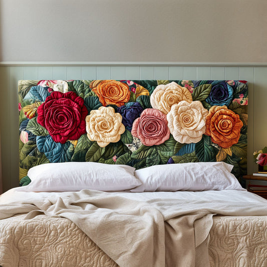 Timeless Rose Garden KL0201017CL Quilted Headboard Slipcover