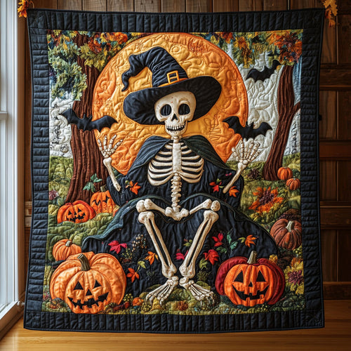 Pumpkin And Bones CP2308020CL Quilt