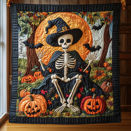 Pumpkin And Bones CP2308020CL Quilt