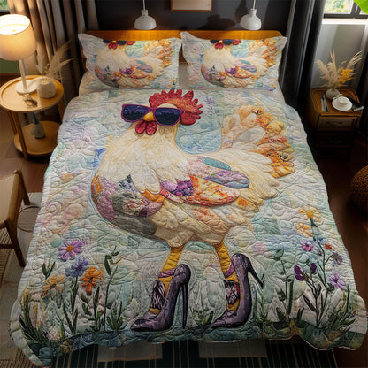 Sassy Chicken WN1303193CL Duvet Cover Set