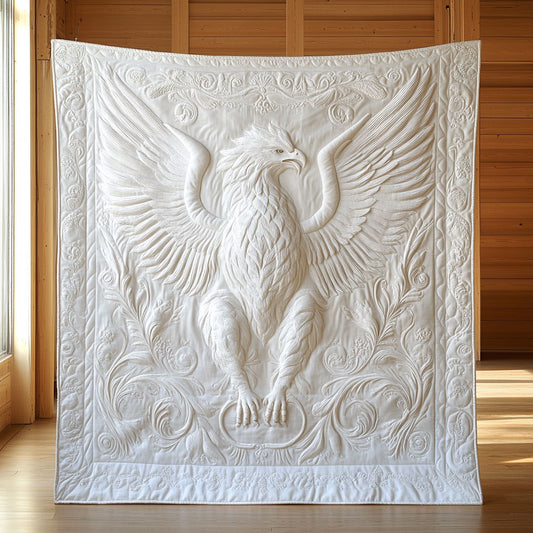 White Griffin King CW2308048CL Quilt