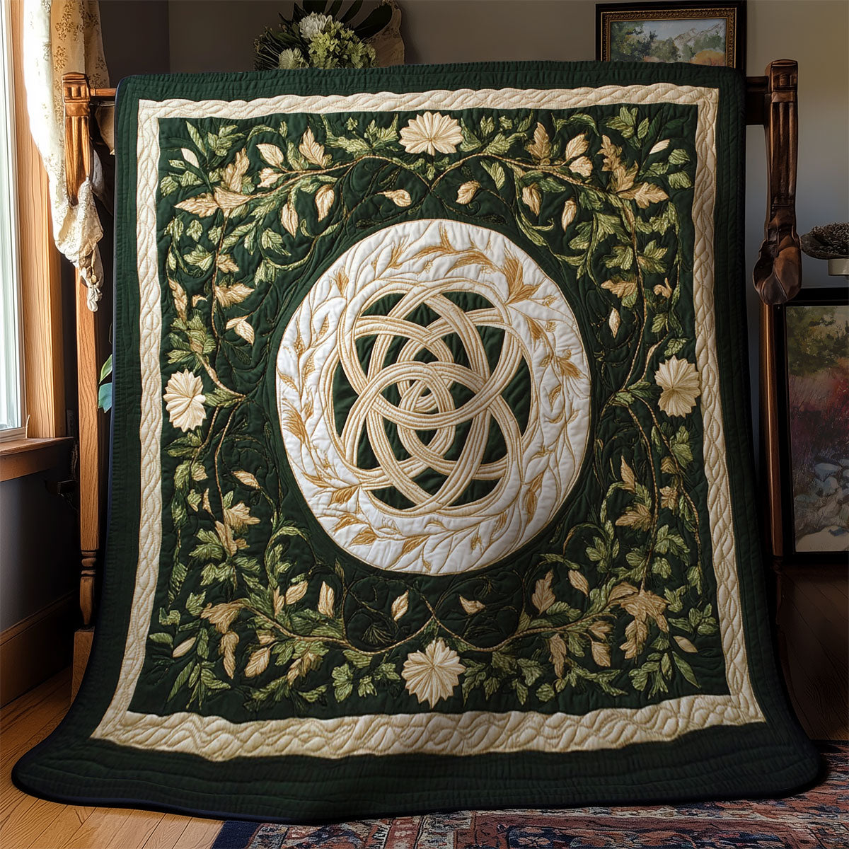 Majestic Floral Celtic WY0503107CL Quilt
