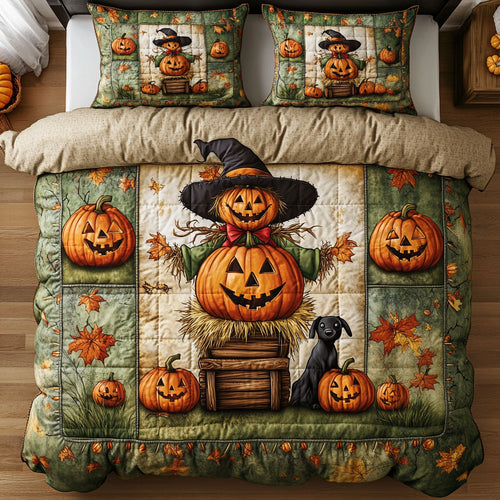 Pumpkin Scarecrow WN0508025CL Duvet Cover Set