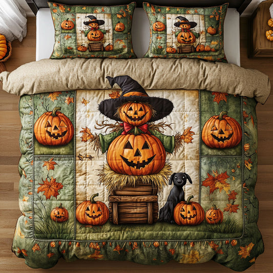 Pumpkin Scarecrow WN0508025CL Duvet Cover Set