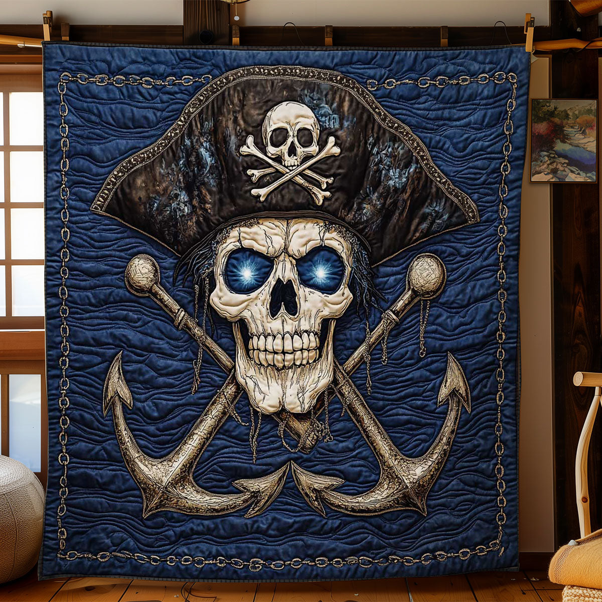 Pirate's Skull WN2301013CL Quilt