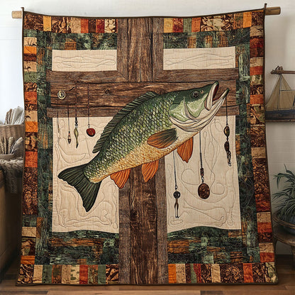 Bass Fish Line Point WN0412008CL Quilt