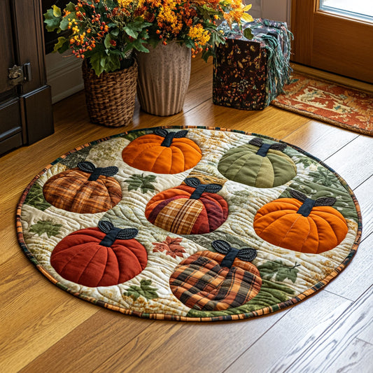 Autumn Gathering WY1908002CL Quilted Round Mat